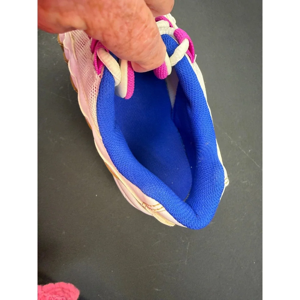 Nike Air Max 95 Gold Pink Blue Sneakers Retro Running Shoes 7Y Women‎ 8.5